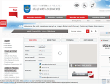 Tablet Screenshot of bip.um.skierniewice.pl