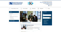 Desktop Screenshot of bk.pwsz.skierniewice.pl