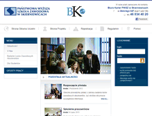 Tablet Screenshot of bk.pwsz.skierniewice.pl